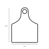 100x Cattle Ear Tags 7x10cm Set - Large White Blank Cow Sheep Livestock Label V238-SUPDZ-40208938795088