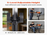 Bench Grinder Stand, Bench Grinder Vise Floor Pedestal with 31.5 x 25.4 cm Mounting Plate, V952-TSMCDZYZXZTGXLTSR001V0