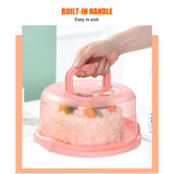 Cake Carrier Cover Cake Stand with Lid Dessert Serving Platter with Handle Cupcake Holder Pies V1294-YM0717-10101030