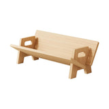 Wooden Desktop Bookshelf Solid Wood Book Stand & Storage Rack Forward Tilt Anti-Fall Design V1366-AZ2-W-11776