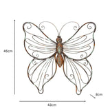 Stylish Design Wall Hanging Butterfly 46cm V637-07005BTF