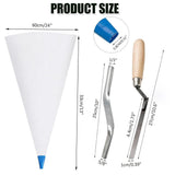Tile Masonry Mortar Bags Heavy Duty Tear Puncture Head Cement Seal Bags Mortar Bags Masonry V1366-AZ2-W-24060