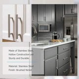 20 Pcs Stainless Steel Kitchen Cabinet Cupboard Door Handles, 160 mm Hole Center V1188-MS-527-063