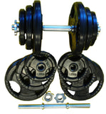 40kg Standard Rubber Dumbbell Set V1409-SKU-2011
