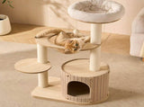 Nordic Gray Felt Cat Tree V1408-L03