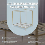 4 Four Poster Queen Bed Frame V63-819533