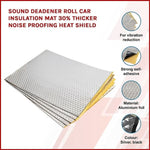 Sound Deadener Roll Car Insulation Mat 30% Thicker Noise Proofing Heat Shield V63-837251