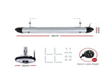 Devanti Electric Strip Heater Radiant Heaters 1500W RHP-1500R-SI