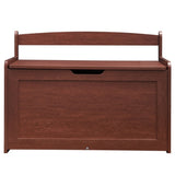 VEVOR Kids Toy Storage Bench Wooden Toy Box Chest 32.68 x 17.91 x 24.02" Cherry V952-XTETCWDYHLBCRKUO3V0