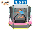 Kahuna Mini 4.5 ft Trampoline Green Pink TRA-FJP-45-GNPK