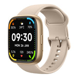 Smartwatch Voice Assistant Bluetooth Calling Health Monitoring Step Tracking Message Alerts/golden V1232-DHSB-IDW-003