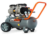 UNIMAC 25L 1.5HP Silent Oil-Free Electric Air Compressor, Portable V219-TOLACMUM2C5FA