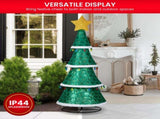 Christabelle Large 2m Indoor Outdoor Tiered Christmas Tree with Lights SB411