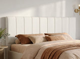 Artiss Bed Head Headboard Queen Linen 153CM - Beige BED-HEAD-VELA-Q-BG