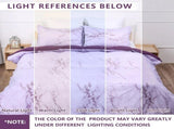 Purple Marbled Catalina Serenity Quilt / Doona / Duvet Cover set V745-AQ081837S2