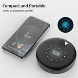 CD Player Portable,discman Rechargeable,Walkman CD Player with Speaker, Headphones,CD-R,MP3 USB V1192-AZ-W-2505