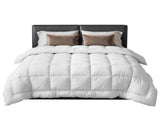 Giselle Bedding Wool Quilt 800GSM Extra Thick King Winter Doona Baffle Box Construction 100% Wool QUILT-WOOL-800-K