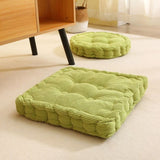 SOGA 2X Green Square Cushion Soft Leaning Plush Backrest Throw Seat Pillow Home Office Sofa Decor SQUARECU89X2