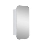 Rectangle Wall Hung Bathroom Mirror Shaving Cabinet Vanity Matte White V63-837551