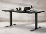 Levede Motorised Standing Desk Adjustable 120cm Black 800x 1.5MM DH4948-120D-BKBK
