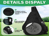 Disc Golf Bag with Retriever Holder and Storage Pockets, Disc Golf Backpack with 8-10 Disc Capacity, V1192-AZ-W-3325