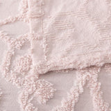 Bianca Ella Blush Cotton Chenille Floral Bedspread Set King Single V442-BCA-BEDSPREAD-ELLA-BLUSH-KS