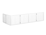 PaWz Wooden Pet Gate Dog Fence Safety White 100 Pack PT1060-6-WH
