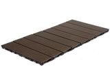 10PCS Interlocking Patio Deck Tiles 30cm x 30cm Outdoor Wood Flooring for Patio Garden Balcony V324-DTWPC-30-WAL-10P