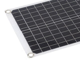 Monocrystalline Solar Battery Panel Kit Flexible 17W 18V 0.94A with USB Port for Camping Car Boat V1294-YM0901-3111250057711