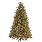 Bergen Fir 7.5ft Multicolour Pre-Lit Christmas Tree 112_HZBF75