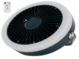 Remote Control Smart Electric Fan with 3 Gears Speed Mini Fan for Home OutdoorRoyal Blue V1294-YM0721-3113210031113