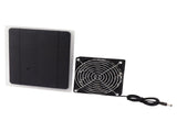 Solar Panel Fan Kit 10W Weatherproof Solar Powered Fan Wall Mounted for Outside Small Chicken Coops V1294-YM0706-3113230199011