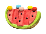 5pcs Fruit Forks with Ceramic Storage Jar Dessert Forks for Salad Picnic Party V1263-JX-5941