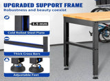 Adjustable Workbench, 1220 x 508 x 968 mm Garage Table with 719-968 mm Heights & 900 kg Load V952-LDSGZTSM4820V400PV3
