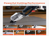 Metal Shear/Cutter Drill Attachment, Sheet Metal Cutter with 360-Degree Pivoting Head, Sharp V952-JSJQJFJJSDXZIA0VZ001V0