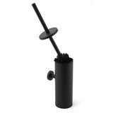 Matt Black Stainless Steel Round Toilet Brush Wall Holder Cup Bathroom Accessary V1233-E69013BL