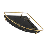 Bathroom Storage Tray Light Luxury Decorative Golden Texture Triangle Bathroom Organiser Tray for V1294-YM0710-3112230084211