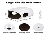 Livemor Hand Massager with Heat and Compression Cordless 3 Modes 3 Temperatures HAND-MASSAGE-HALF-WH