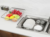 Rack under 15,Dish Drying Rack, Large -Proof Dish Drainer , Utensil Holder, Cutting Board Holder V1369-AZ3-W-17658