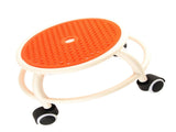 Round Rolling Low Stool Comfortable Universal Wheel Movable Mini Stool High Weight Capacity for Home V1294-YM0706-3116230016212