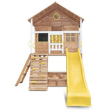 Lifespan Kids Warrigal Cubby House - Yellow Slide V420-LKCH-WAR-YEL