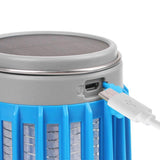 2pcs Solar and USB Mosquito Killer Camp Lamp Flashlight -Blue V1308-DSZKI-913-2