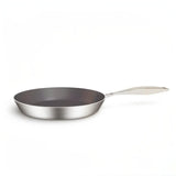 SOGA Stainless Steel Fry Pan 20cm 24cm Frying Pan Induction Non Stick Interior FRYPANNS2868-2870