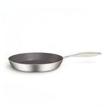 SOGA Stainless Steel Fry Pan 24cm 32cm Frying Pan Induction Non Stick Interior FRYPANNS2870-2874