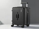 Wanderlite 20" Trunk Luggage Suitcase Travel Carry On TSA Lock Black LUG-ABS-TRUK01-20-BK