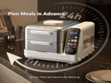 Hoper Layer Electric Food Steamer 16L Large Capacity 10 Second Start 24H Timer Independent Water V940-HG180-01