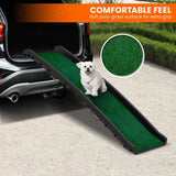 Furtastic Foldable Plastic Dog Ramp with Synthetic Grass PTS-EJE-DF-GRS