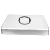 Stainless Steel Griddle Dome Lid with Heat-Retaining Handle for Melting Cheese, Steaming Food and V1189-LC-HW-00681