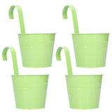 4Set Flower Plant Succulent Pot Wall Mounted Iron Planter Garden Balcony Accessory V1294-YM0901-3111210030313