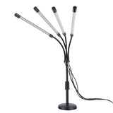 Grow Lights 4 Heads Red Blue Yellow Full Spectrum LED Plant Grow Lamp Auto On Off with Flexible V1294-YM0901-3111250219211